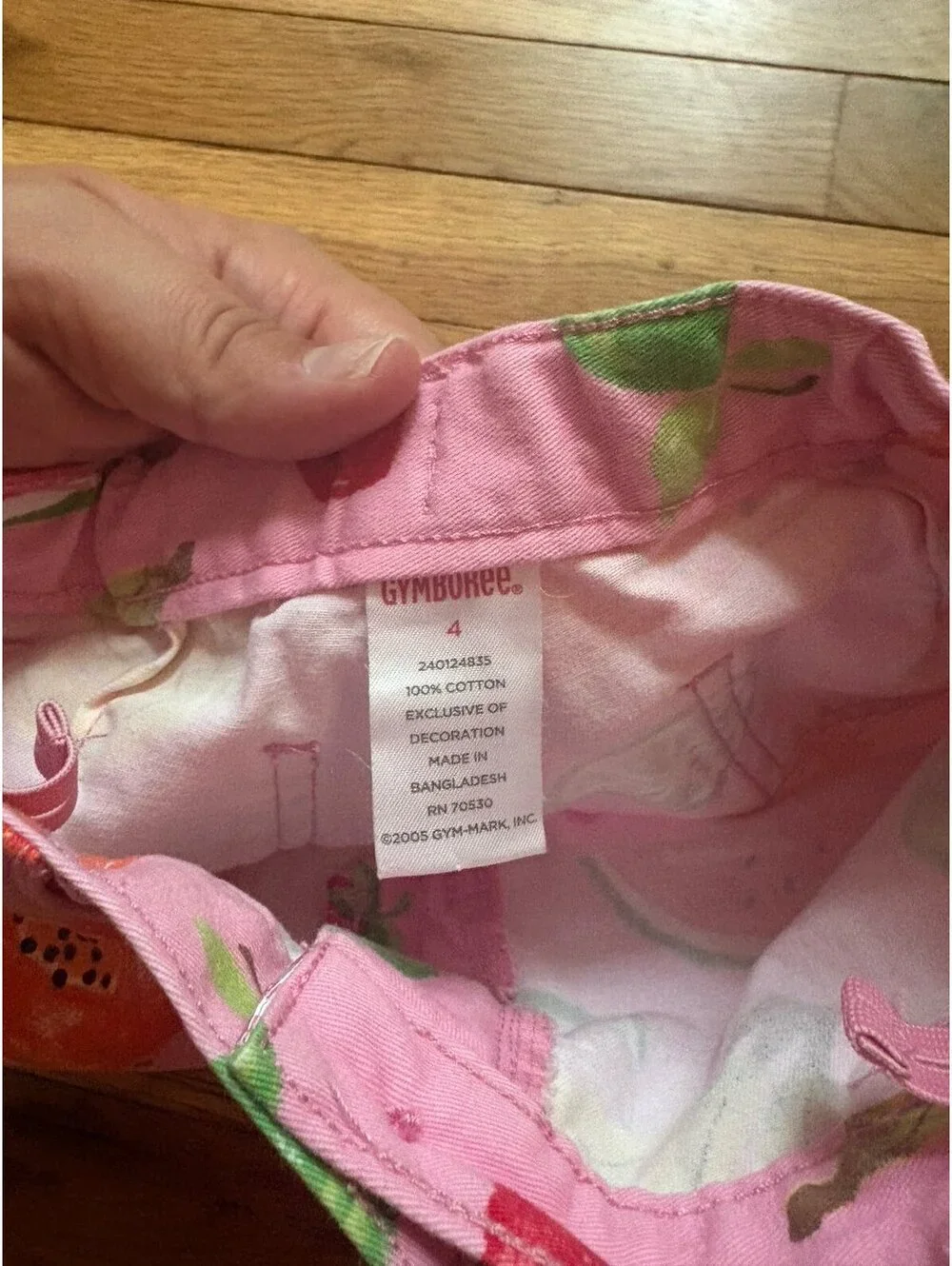 Gymboree pink fruit